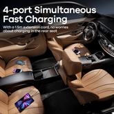 REMAX RCC355 Yayshin Series 120W PD+QC Worry-Free Fast Car Charger With Digital Display